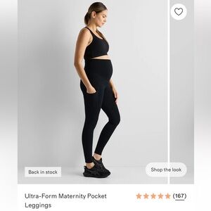Quince Maternity Pocket Legging